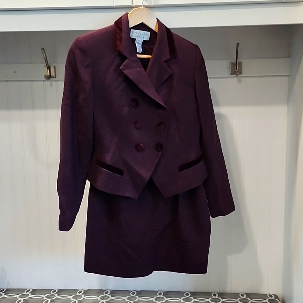 SAVILLE Vintage Skirt Suite Set